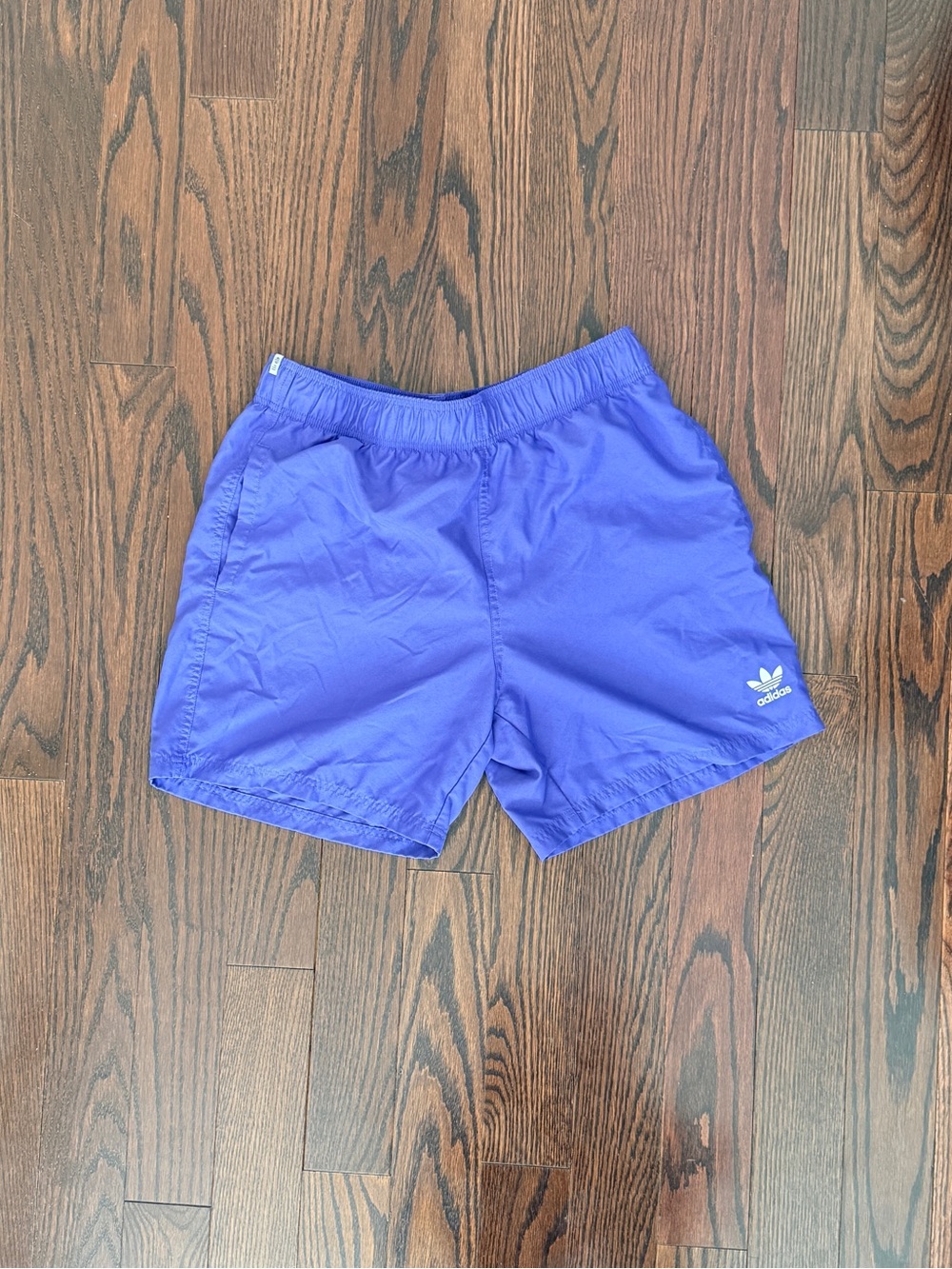 Adidas Men Purple Violet Athletic Swim Shorts - Lined